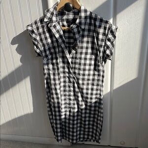Black and White Checkered Dress